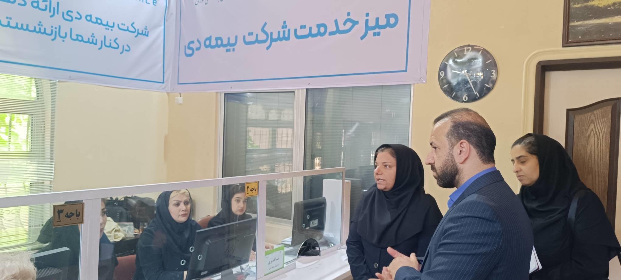 بازدید رئیس اداره درمان صندوق از مراکز درمانی گیلان 15